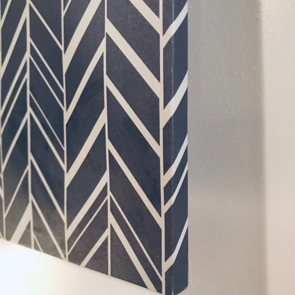 🌱 5 for $30 12”x12 Grey Geometric Wall Art Picture Canvas Colorblock Boho Decor - Picture 2 of 2